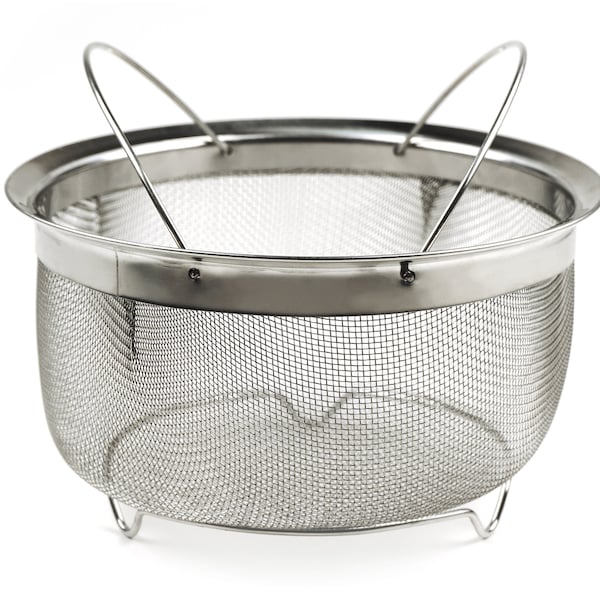 Rsvp International Mesh Basket - Folding Handles - 3qt M8-FH - main